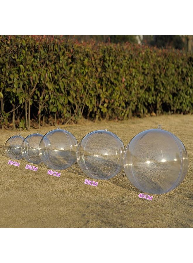 نيبمينينت High Transparent Decorative Plastic Round Ball Multicolour - Image 2