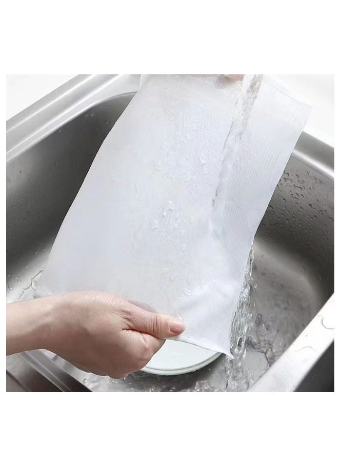 Generic 3pcs Food Mesh Straining Bag 20*30CM 200Micron, Ideal for Fruit, Soy Milk & Vegetable Juice, Easy to Clean Kitchen Tool  - Image 2