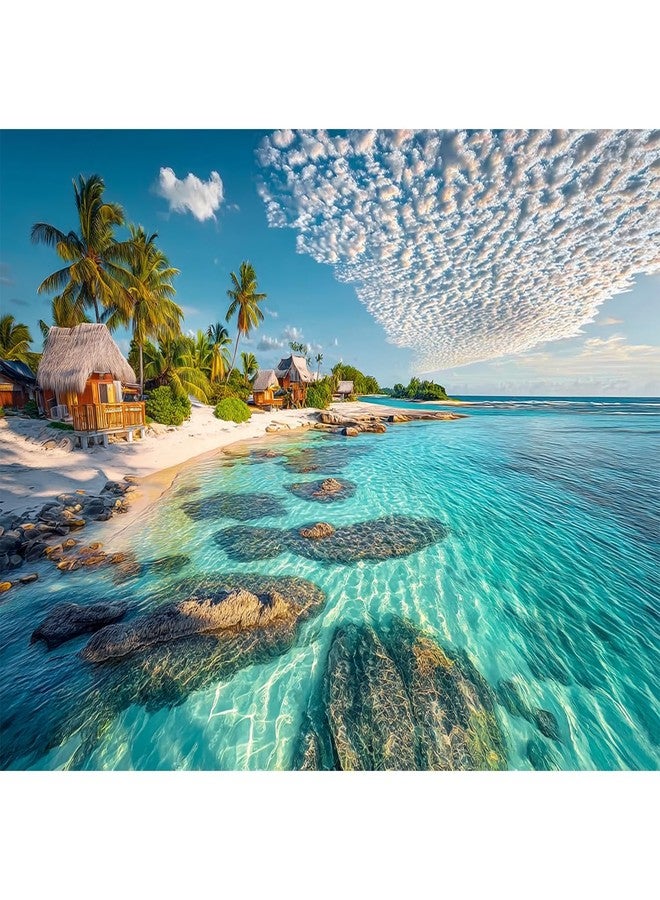 Yunlus Jigsaw Puzzles for Adults 1000 Pieces Impossible Hard Difficult Challenging Puzzles for Adults 1000pc Puzzles Summer Breeze Jigsaw Puzzle 1000 Pieces 28 x 20 inch - Image 1