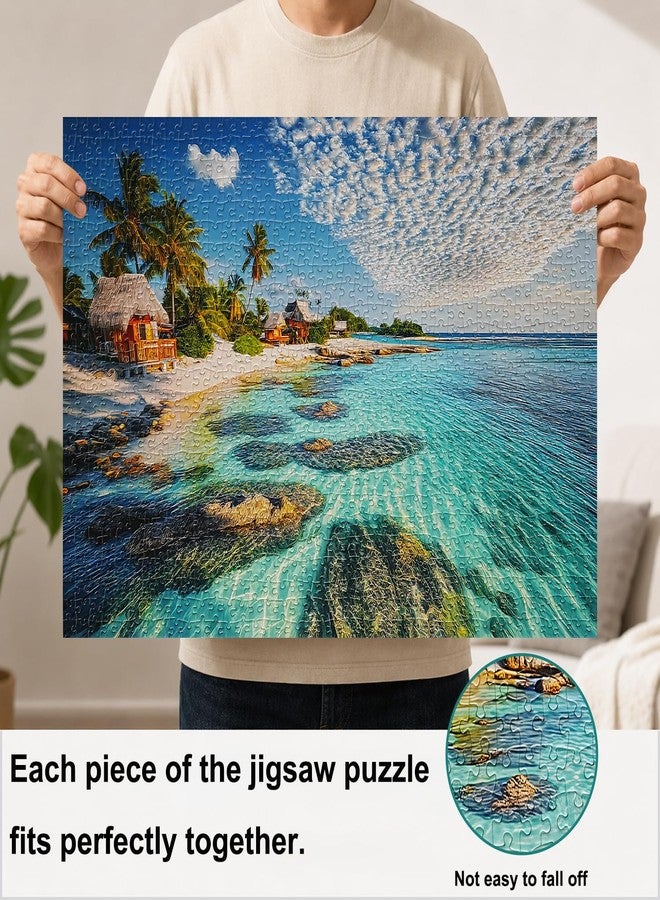 Yunlus Jigsaw Puzzles for Adults 1000 Pieces Impossible Hard Difficult Challenging Puzzles for Adults 1000pc Puzzles Summer Breeze Jigsaw Puzzle 1000 Pieces 28 x 20 inch - Image 2