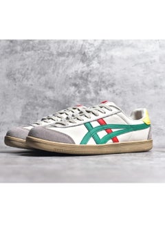 Onitsuka Tiger Tokuten أحذية رياضية كاجوال بيج/أخضر/أحمر  - Image 2