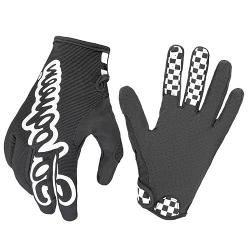 SOLO QUEEN Sim-Racing Gloves for Steering Wheel Simulators (Black,M) - Image 1