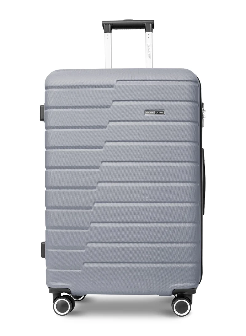 Beta large Size Lightweight ABS Hardside Spinner Luggage Trolley -28 Inch | Carrying 30KG 4-Wheel Hardshell Suitcase-silver