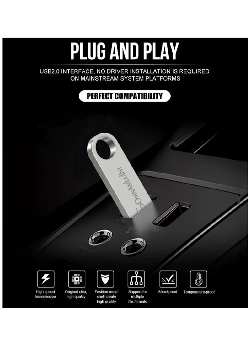 Generic SomnAmbulist 32GB Flash Drive for storing data, videos, and photos, USB storage memory with a capacity of 32 gigabytes, portable storage disk, USB flash drive, compatible with many computers, 32GB U  - Image 3