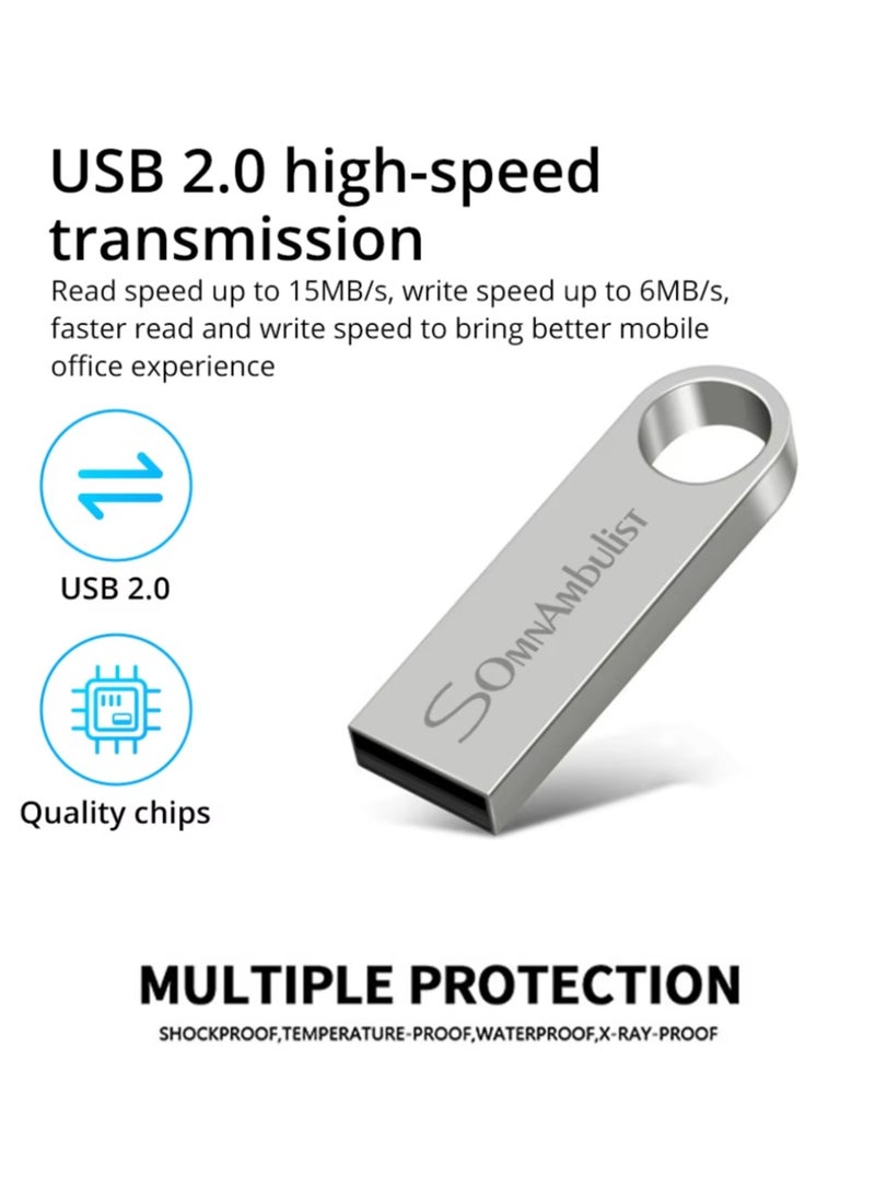 Generic SomnAmbulist 32GB Flash Drive for storing data, videos, and photos, USB storage memory with a capacity of 32 gigabytes, portable storage disk, USB flash drive, compatible with many computers, 32GB U  - Image 4