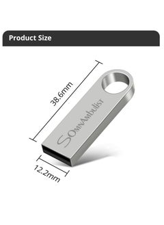 Generic SomnAmbulist 32GB Flash Drive for storing data, videos, and photos, USB storage memory with a capacity of 32 gigabytes, portable storage disk, USB flash drive, compatible with many computers, 32GB U  - Image 2