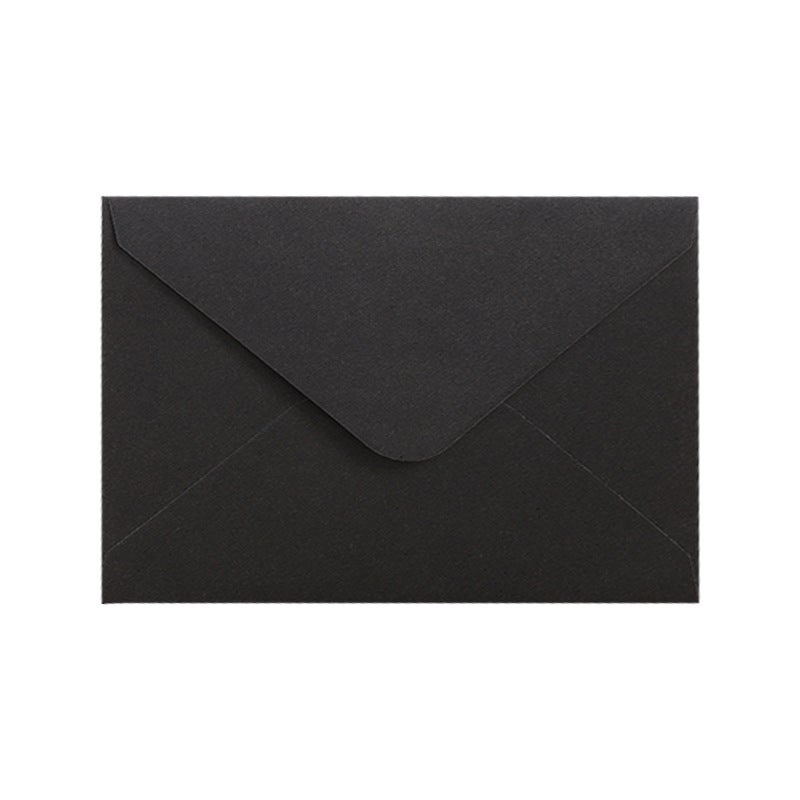 Solid Color European Color Double Adhesive Paper Western Envelope Kraft Paper Black Kali Seal - Image 1