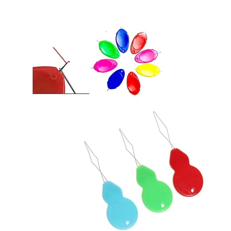 Thread And Work 4pcs Needle Threader Automatic Needle Recognizer with Hook Threading Household Helpful Elderly Sewing Needle Arts Sewing Tool Tailoring Accessories Sewing Tools 4 Pcs Multicolore - Image 1