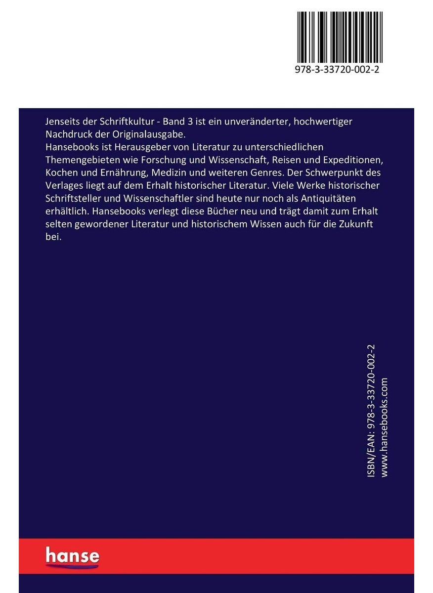 Jenseits der Schriftkultur: Band 3  - Image 2