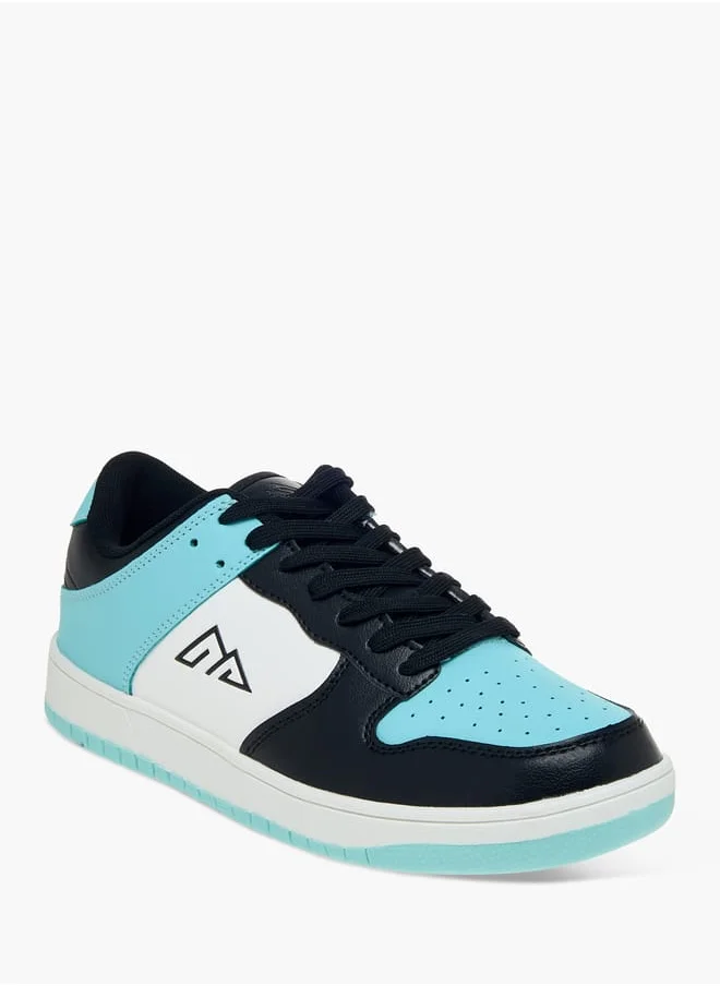 شو اكسبرس Womens Textured Lace-Up Sneakers
