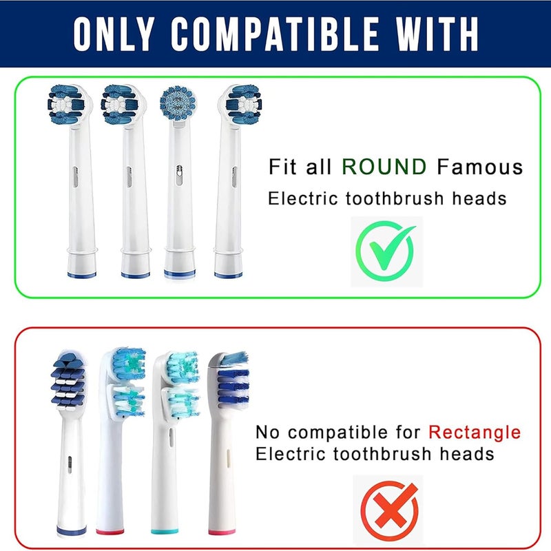 ToolHouse 6-Pack Portable Toothbrush Cover Covers, For Protecting Replacement Electric Brush Heads, Dust-Proof Household Brush Protection Covers Suitable For Travel, Camping, Home, School - Image 3