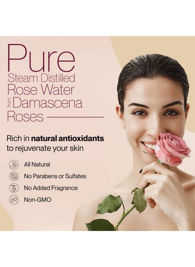 SETU - Organic Rose Water 130 Gm (Pack Of 1) ; Hydrating Soothing Refreshing - Image 1