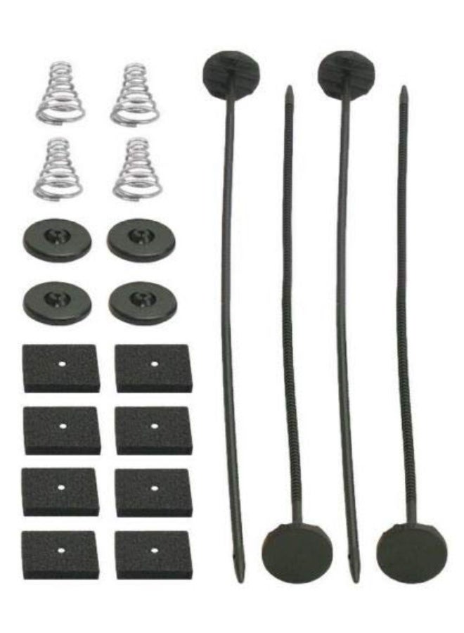 Universal Electric Radiator Fan Tie Strap Mounting Kit 4 Pack Zip Ties Straps Tabs Springs - Image 2
