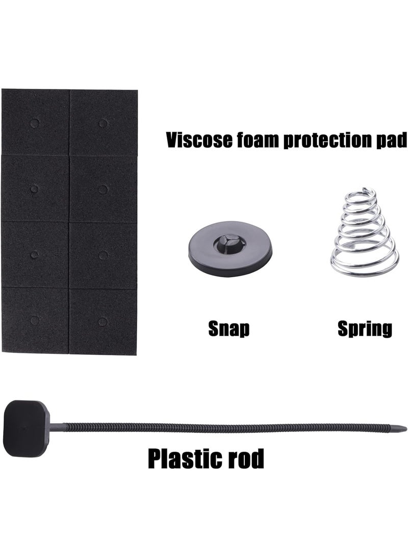 Universal Electric Radiator Fan Tie Strap Mounting Kit 4 Pack Zip Ties Straps Tabs Springs - Image 3