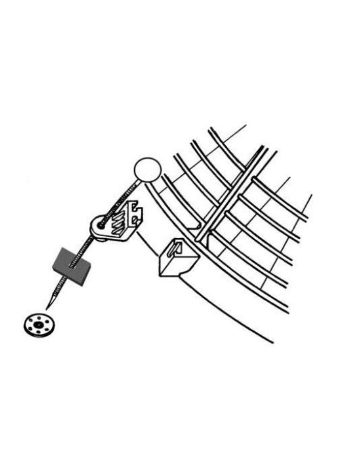 Universal Electric Radiator Fan Tie Strap Mounting Kit 4 Pack Zip Ties Straps Tabs Springs - Image 4