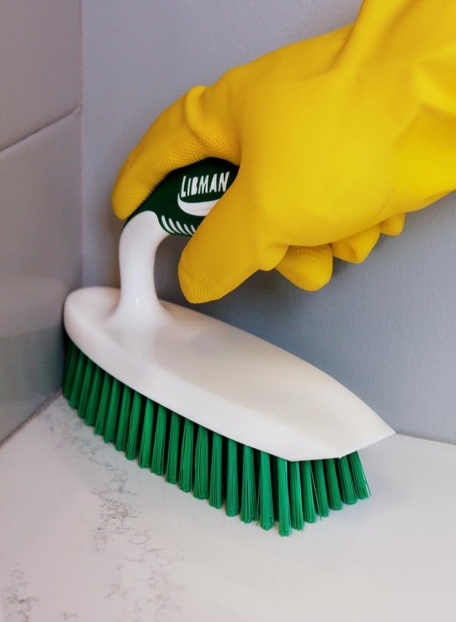 Libman Heavy Duty Scrub Brush Kit | Cleaning Brushes for Household Use | Tub Scrubber | Easy Grip Scrub Brush | Big Job Kitchen Brush | Dual Sided Tile & Grout Brush | 3 Different Brushes Included - Image 3