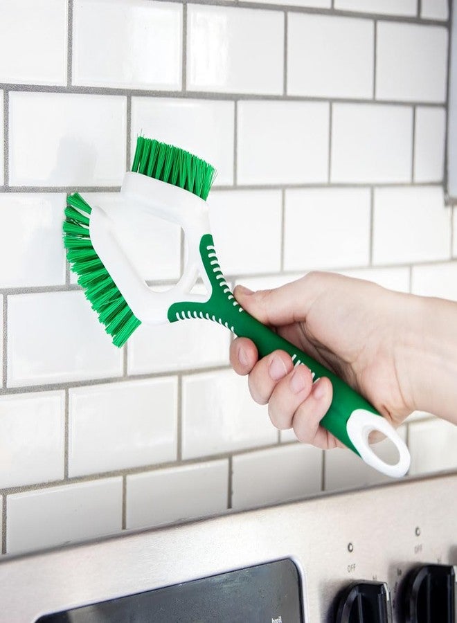 Libman Heavy Duty Scrub Brush Kit | Cleaning Brushes for Household Use | Tub Scrubber | Easy Grip Scrub Brush | Big Job Kitchen Brush | Dual Sided Tile & Grout Brush | 3 Different Brushes Included - Image 5