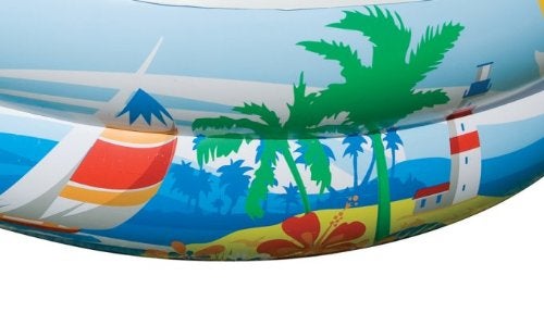 Intex Swim Center Inflatable Paradise Seaside Kids Swimming Pool, Blue - Image 5