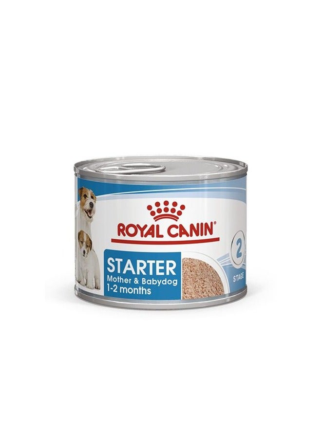 Royal Canin Canine Health Nutrition Starter Mousse (WET FOOD - Cans) 12 x 195g - Image 1