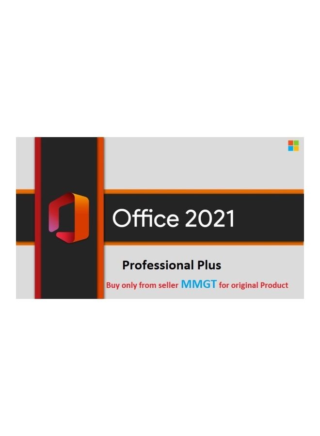 مايكروسوفت Office 2021 Pro Plus Lifetime Key For Five PC Multicolour - Image 1