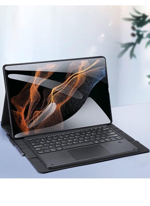 Keyboard Case Compatible with Galaxy Tab S10 Ultra/S9 Ultra/S8 Ultra 14.6 inch 2023, Wireless Smart Trackpad Detachable  Keyboard with Protective Cover