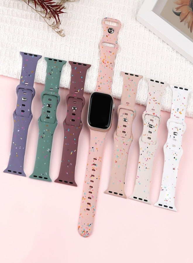 Wowstrap Sport Bands for Apple Watch Band 40mm 41mm 38mm 44mm 45mm 46mm 42mm iWatch Bands for Women Kids Men,Cute Recycled Plastic Silicone Strap for Apple Watch Series 11 10 9 8 7 6 5 4 3 SE 3/2nd Ultra 49mm - Image 3