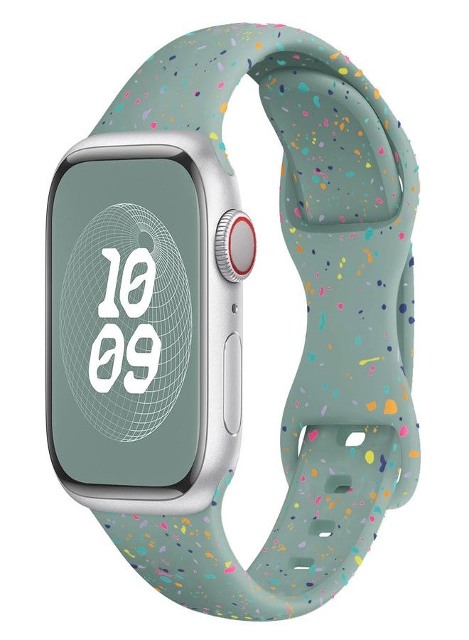 Wowstrap Sport Bands for Apple Watch Band 40mm 41mm 38mm 44mm 45mm 46mm 42mm iWatch Bands for Women Kids Men,Cute Recycled Plastic Silicone Strap for Apple Watch Series 11 10 9 8 7 6 5 4 3 SE 3/2nd Ultra 49mm - Image 1