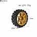 Chanmoo 110 RC On Road Tires Rubber Rally Tyres and Wheels Rims 12mm Hex for 110 Scale RC Racing Drift Car HPI KYOSHO Tamiya XV01 XV02 TA06 TT01 TT02 PTG2 144001 A959 4PCS - Image 4