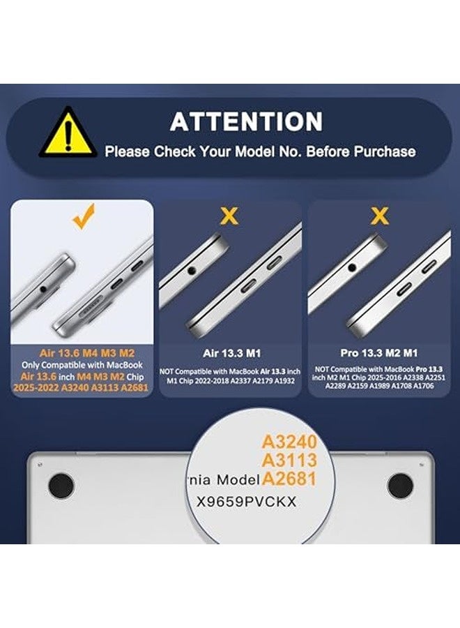 موسيسو حافظة صلبة مع مسند قابل للطي | غطاء حماية مقاس 13.6 بوصة بطبقة من قماش محبوك – بنفسجي - Image 2