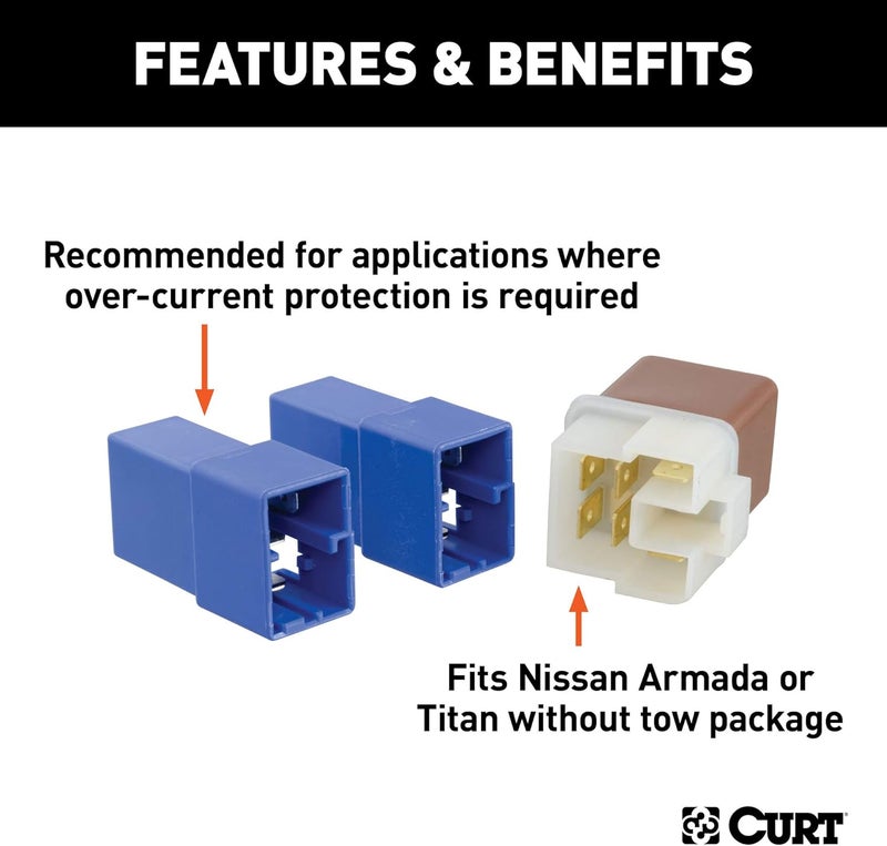 CURT 57000 Relay Kit for Nissan Vehicles - Image 3