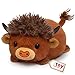 Mewaii Highland Cow Plush Pillow Cute Happy Face Soft Brown Fur Stuffed Animal Cuddly Cow Plush Toys for 3 Year Old Kids Adults 8Inch - Image 2