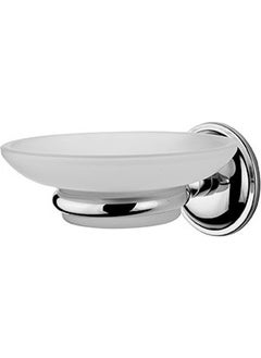 Tema Bathroom Freestanding Solid Soap Dispenser Chrome Stainless 71403  - Image 1