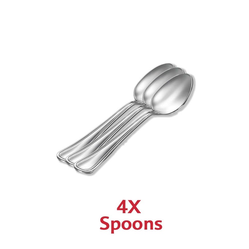 Judge by Prestige Classic Stainless Steel Dinner Set, Set of 24 Pieces - Image 5