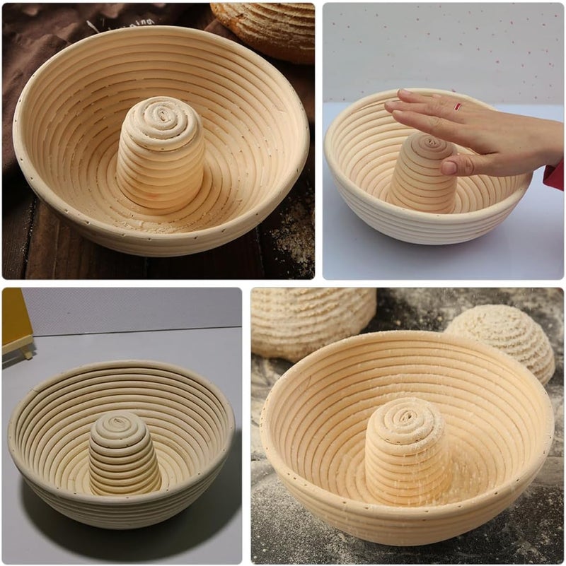 Bread Proofing Basket 22x8cm Rattan Oval Dough Bowl for Sourdough Bread Baking Kitchen Supplies Random Color - Image 5