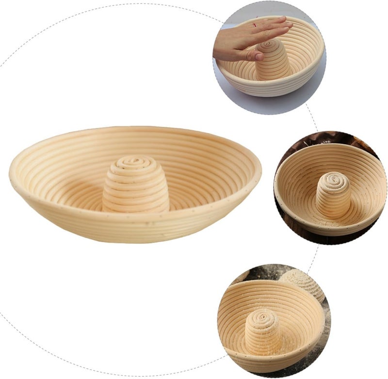 Bread Proofing Basket 22x8cm Rattan Oval Dough Bowl for Sourdough Bread Baking Kitchen Supplies Random Color - Image 3