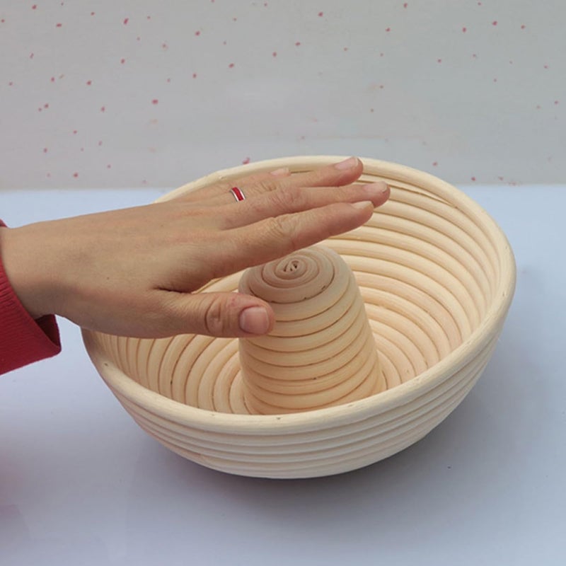 Bread Proofing Basket 22x8cm Rattan Oval Dough Bowl for Sourdough Bread Baking Kitchen Supplies Random Color - Image 4