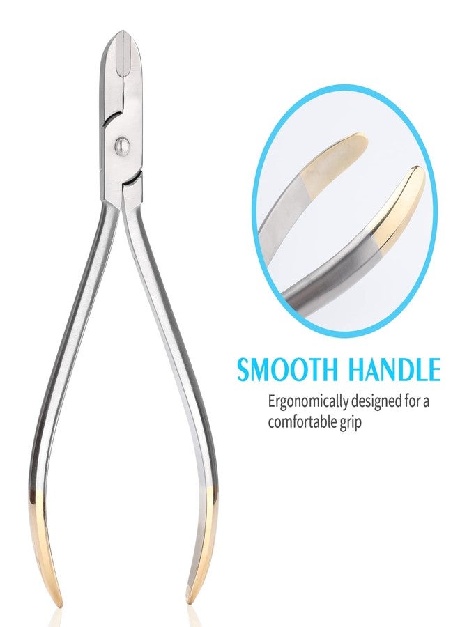 ANNWAH ANNWAN Braces Wire Cutter - Professional Stainless Steel Wire Cutter for Braces Lightweight Orthodontic Wire Cutters Durable Dental Ligature Cutter Plier - Image 4