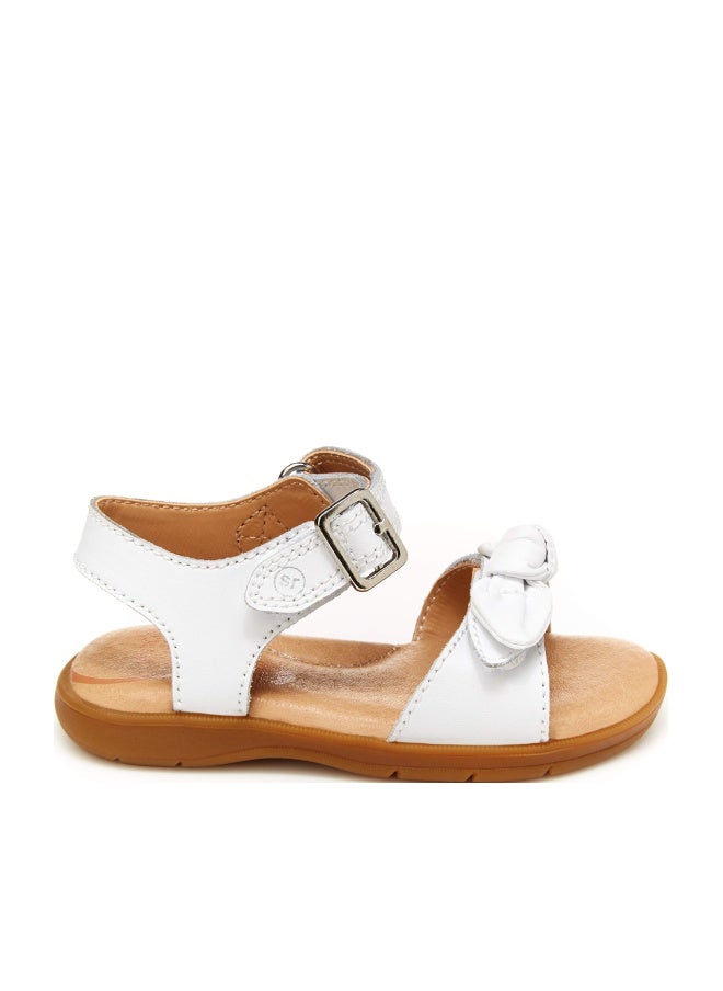 Stride rite صندل ستراید رايت للبنات SR ويتني، أبيض - Image 1