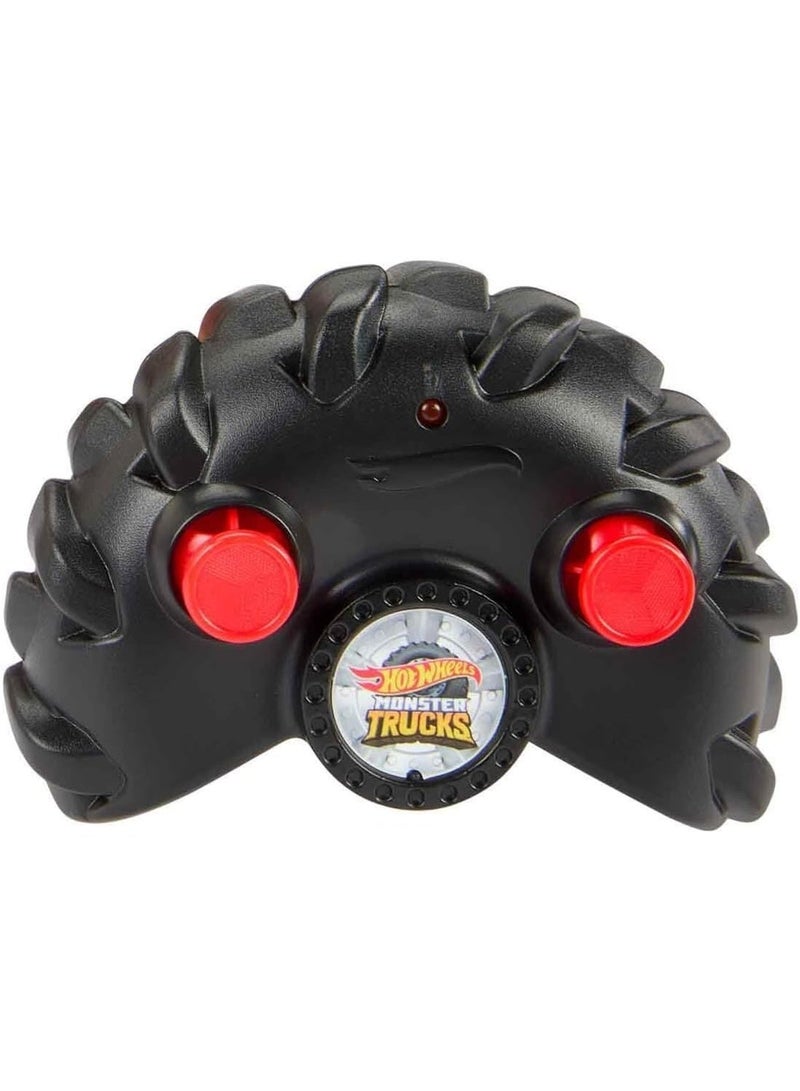 هوت ويلز شاحنة "تايغر شارك" (Tiger Shark) من سلسلة "هوت ويلز مونستر تراكس" (Hot Wheels Monster Trucks) بمقياس 1:24 (HNV03) | شاحنة ألعاب تعمل بالتحكم عن بُعد - Image 5