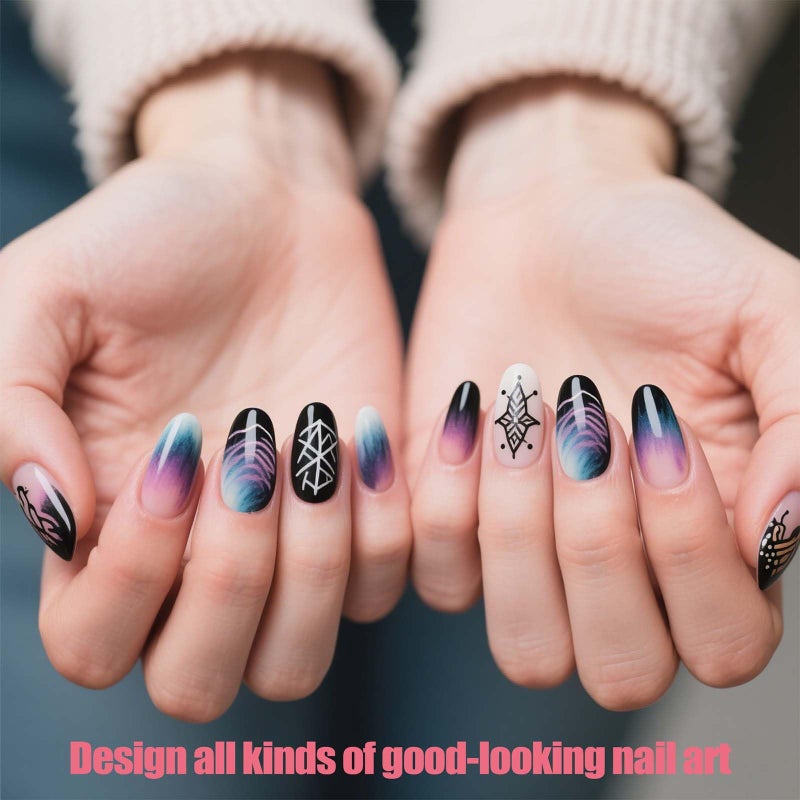 Artdone Nail Dotting Tools 32PCS Double-ended Nail Art Brushes Kit Nail Art Gel Polish Liner Brushes Design Pen For Nail Drawing And Nail Paint Brushes Small Detail Brushes - Image 5