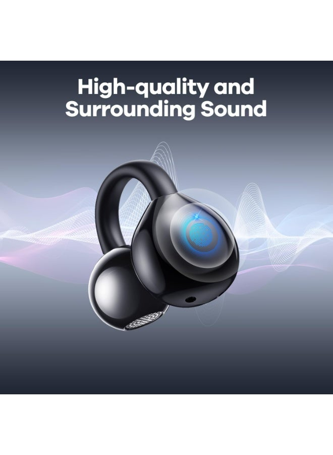 Open Ear Clip Headphones Wireless Earbuds Bluetooth 5.4 Sports Earphones Wireless Charging Case & LED Power Display Waterproof Fitness Headphones for Running  - Image 2