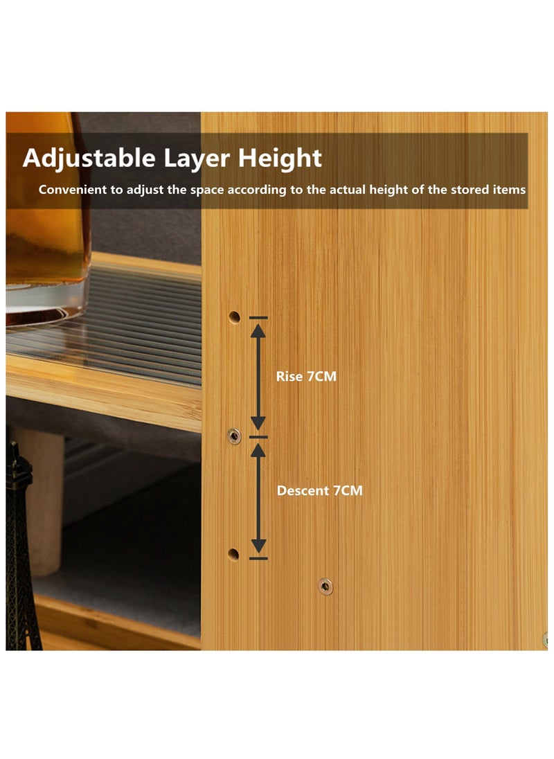 HXDream - Coffee Table,Side Table,Living Room Tables,End Table with 2 drawers - Image 1