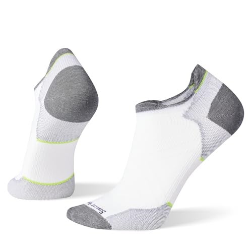 Smartwool Run Zero Cushion Low Ankle Socks, White, Large - Image 3