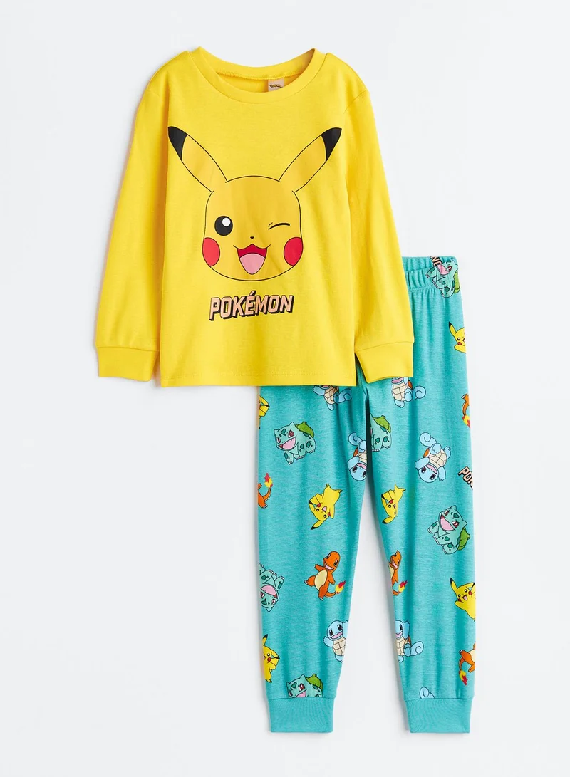 H&M Kids Pokemon Print Sweatshirt & Sweatpants Set