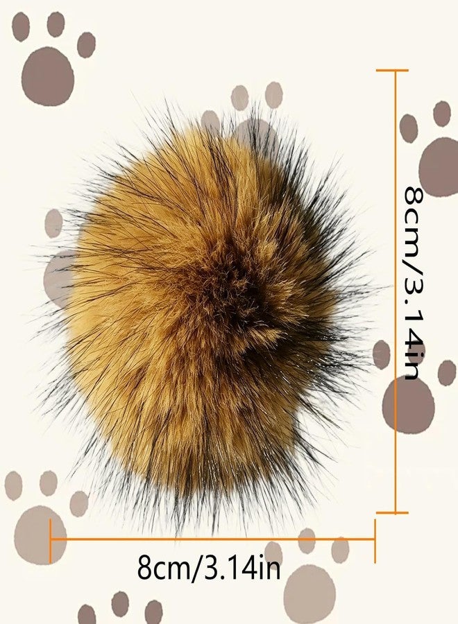 3pcs Cat Toy Faux Rabbit Fur Ball, 2026 New Soft Rabbit Fur Ball Cat Toys, Furry Catnip Toy Ball, Washable, for Indoor Cats to Chase for Exercise and Bonding - Image 5