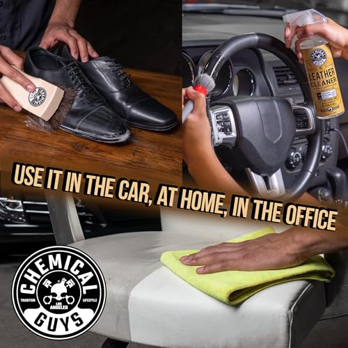 Chemical Guys SPI1091601 Leather Cleaner and Conditioner Leather & Interior Care Bundle + SPI22016 Total Interior Cleaner & Protectant, Safe for Cars, Home, Office, & More (16 fl oz) 3 Items - Image 4
