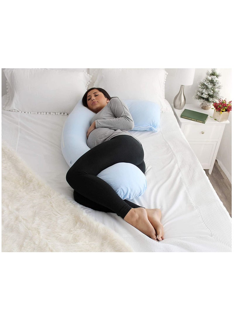 Pregnant Women’s Side Sleeping Pillow, U-Shaped Multifunctional, Breastfeeding Pillow Blue - pzsku/Z71055AD8D926A1F2F997Z/45/_/1666971754/e0160e43-c7d8-49bd-ae96-9dafb323fcf4