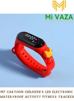 Mi VAZA M7 Cartoon Children's LED Electronic Waterproof Touch Watch - Pretty Cartoon Gifts for Children - Digital Sports Toddler Daily Waterproof LED Design 
