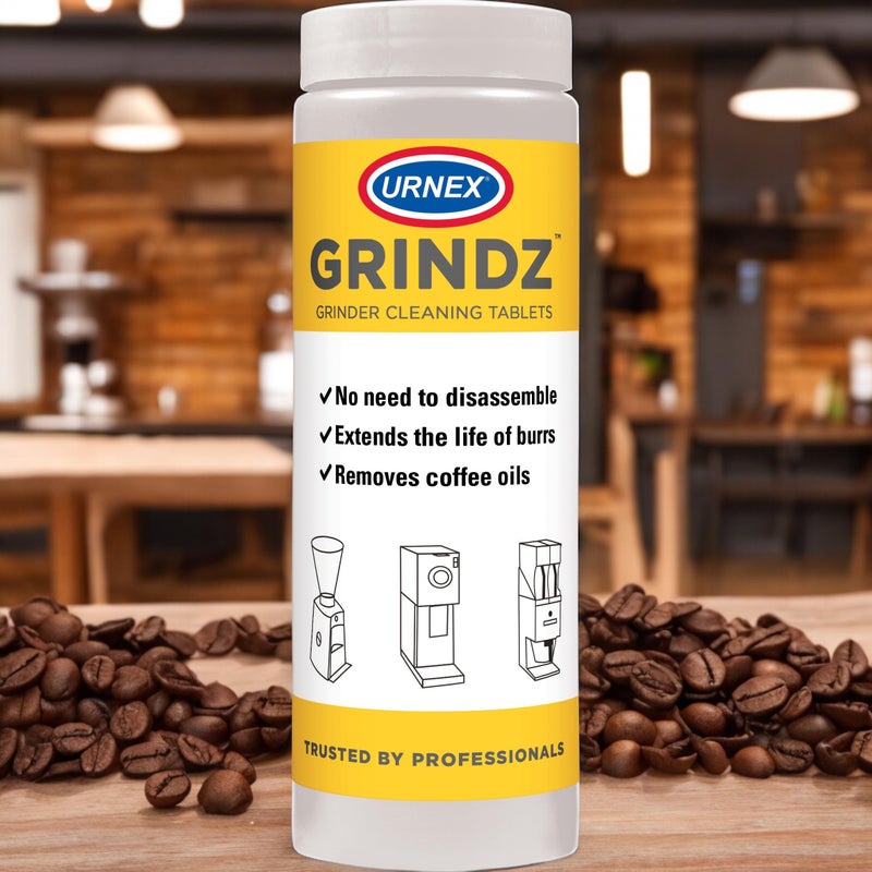 Urnex Grindz Professional Coffee Grinder Cleaning Tablets - 430 Grams - All Natural Food Safe Gluten Free - Cleans Burr and Casing - Help Extend Life of Your Grinder - Image 5