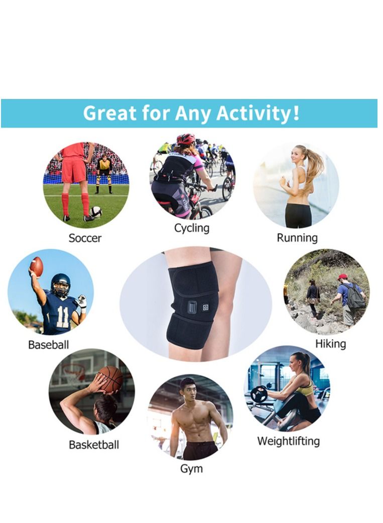 Convenient Electric Heating Knee Pads to Relieve Knee Pain and Muscle Stiffness